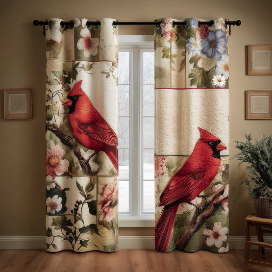 Cardinal Love Quilted Curtains GFTOMA8871