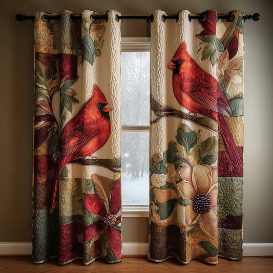 Cardinal Love Quilted Curtains GFTOMA8873