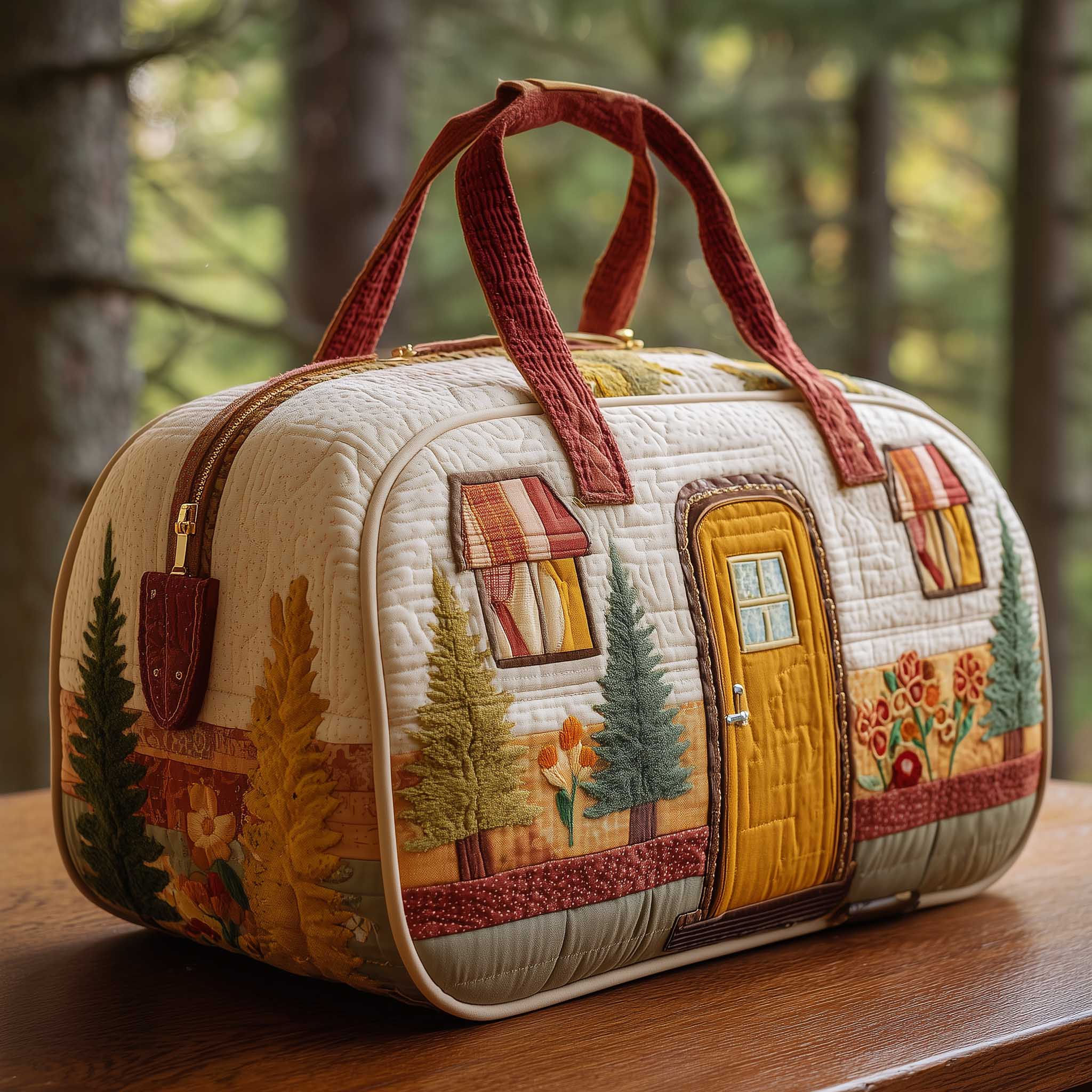 CAMPER キルティングバッグ Cozy Camper Quilted Duffle Bag GFTOMA8889 – Patchique Store