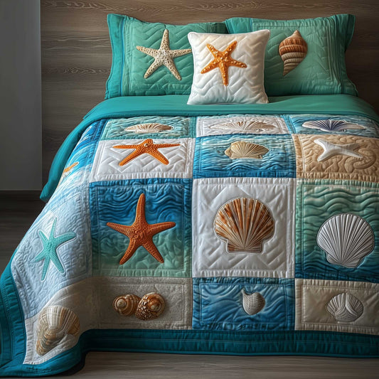 Ocean Breeze 3-Piece Quilted Bedding Set GFTOMA8906