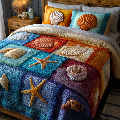 Ocean Breeze 3-Piece Quilted Bedding Set GFTOMA8908