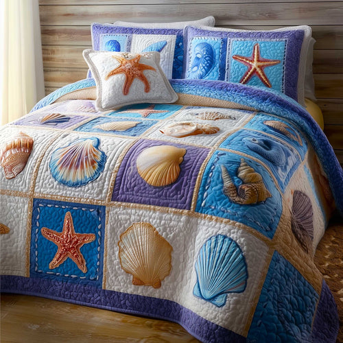 Ocean Breeze 3-Piece Quilted Bedding Set GFTOMA8910