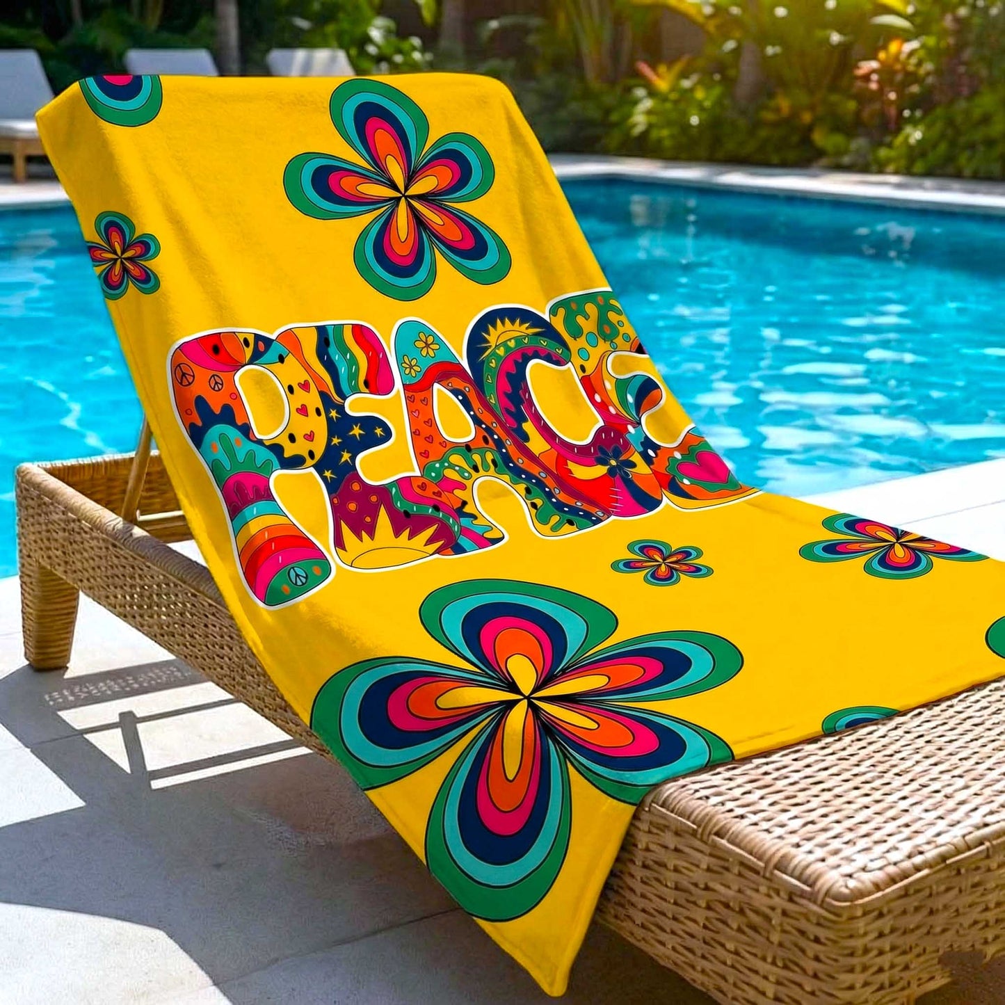 Peace Power Beach Towel GFTOMA8938