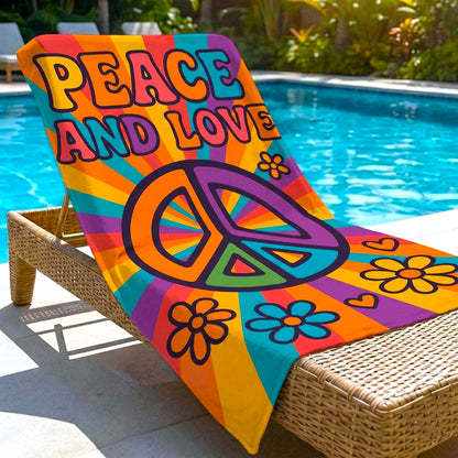 Peace Power Beach Towel GFTOMA8940