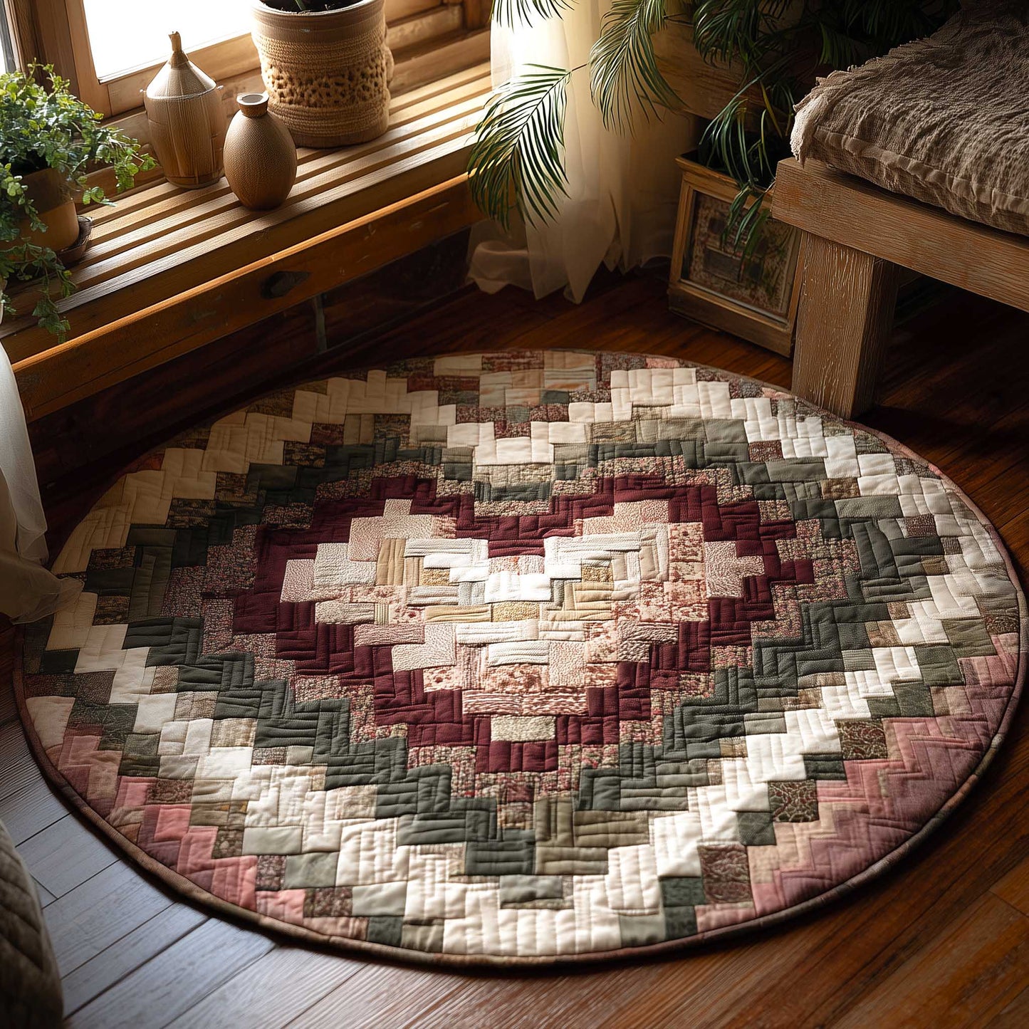 Heartloom Quilted Round Mat GFTOMA8983