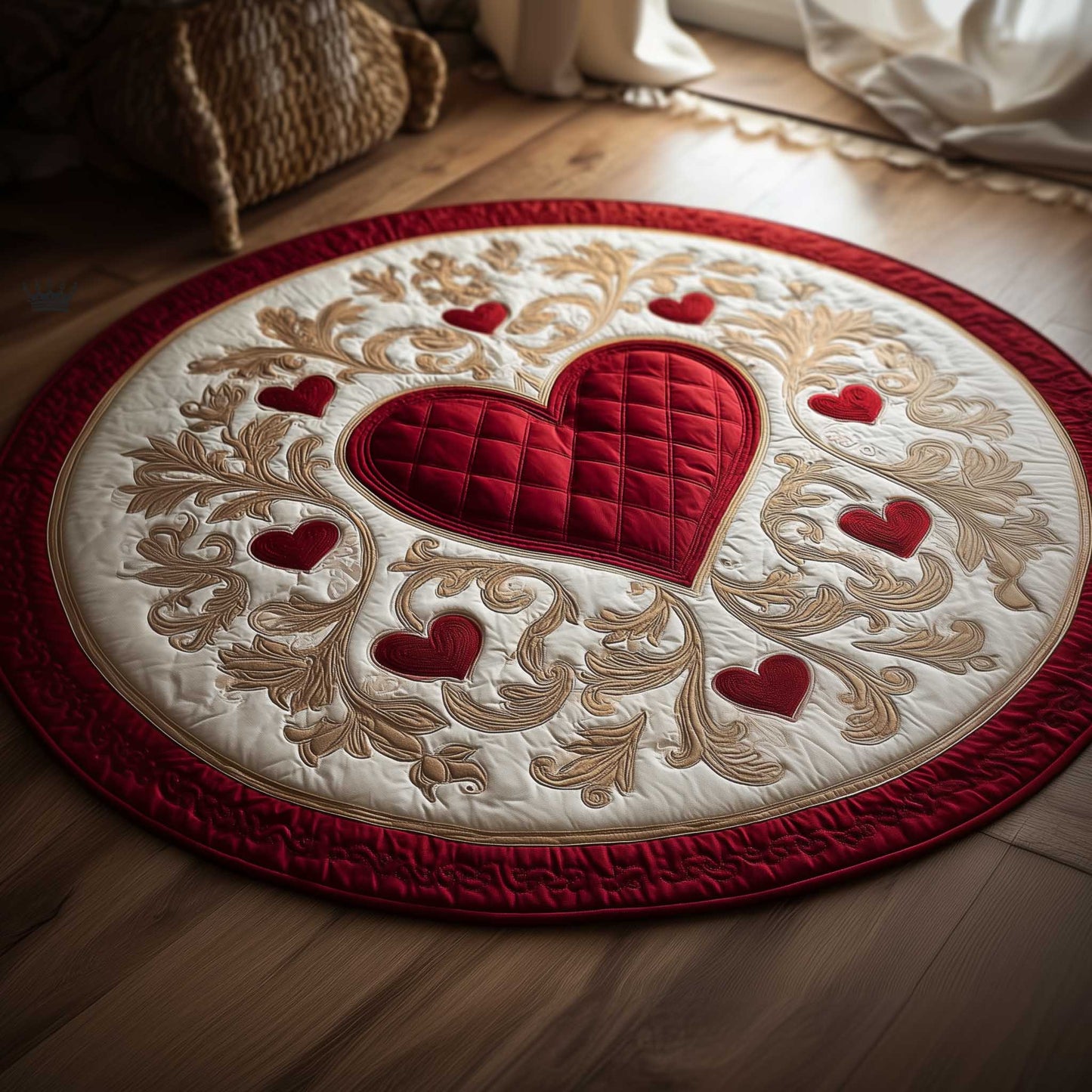 Heartloom Quilted Round Mat GFTOMA8984