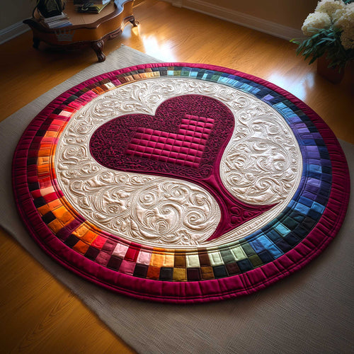 Heartloom Quilted Round Mat GFTOMA8985
