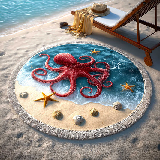 Ocean Breeze Round Beach Towel GFTOMA8999