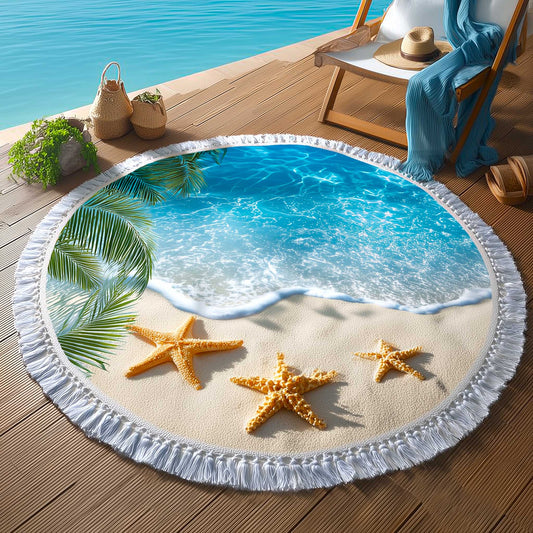 Ocean Breeze Round Beach Towel GFTOMA9000