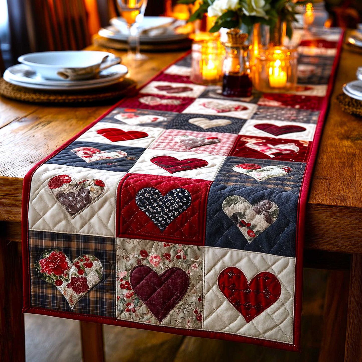 Heartloom Quilted Table Runner GFTOMA9027