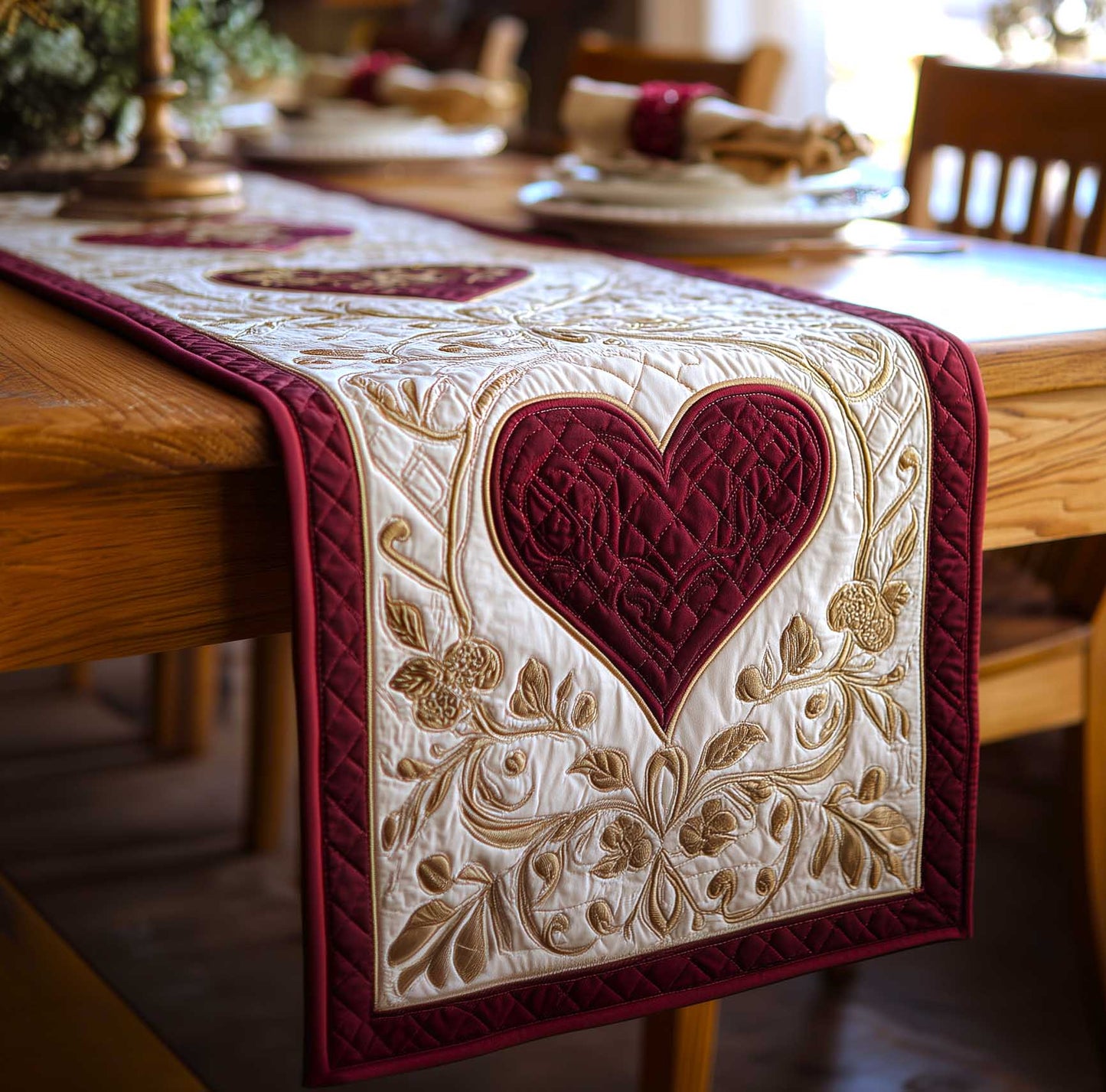 Heartloom Quilted Table Runner GFTOMA9031