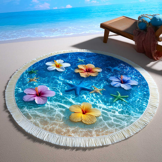Ocean Breeze Round Beach Towel GFTOMA9050