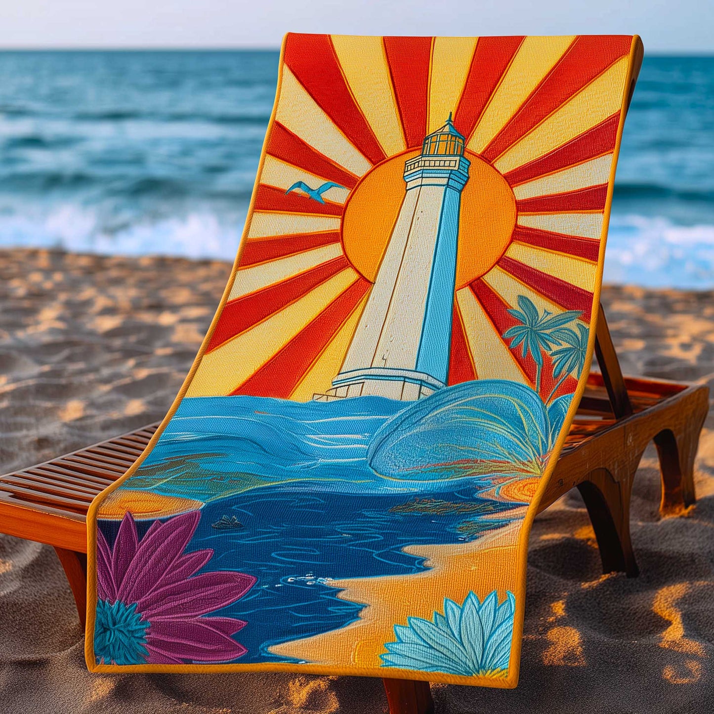 Lighthouse Glow Beach Towel GFTOMA9053