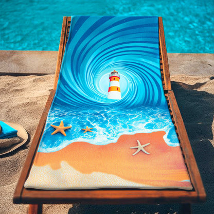 Lighthouse Glow Beach Towel GFTOMA9054