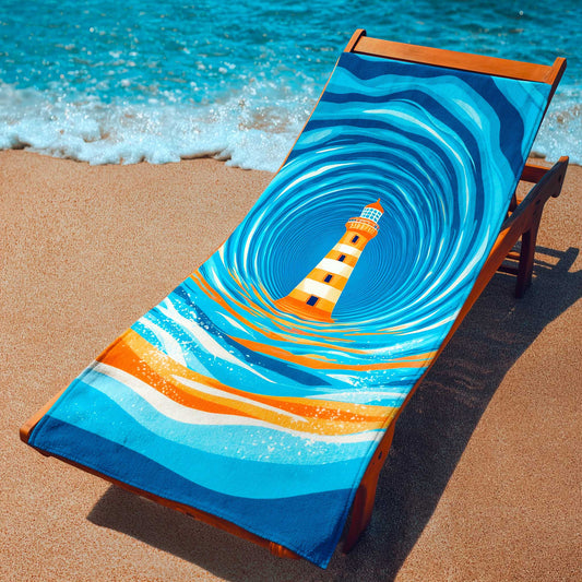 Lighthouse Glow Beach Towel GFTOMA9055