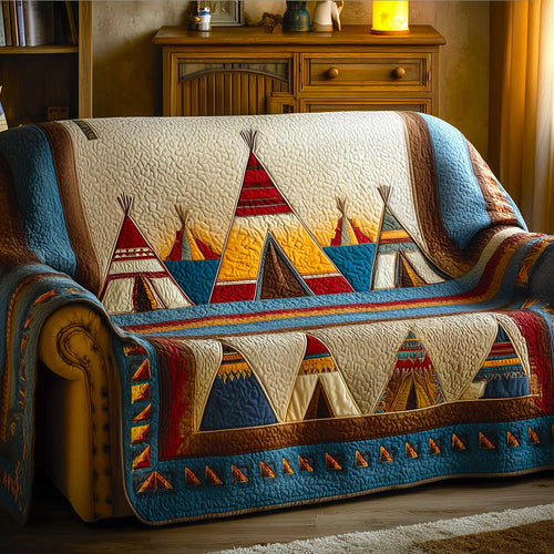 Tribal Comfort Quilted Sofa Cover GFTOMA9085