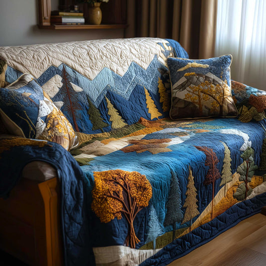 Forest Vibe Quilted Sofa Cover GFTOMA9091