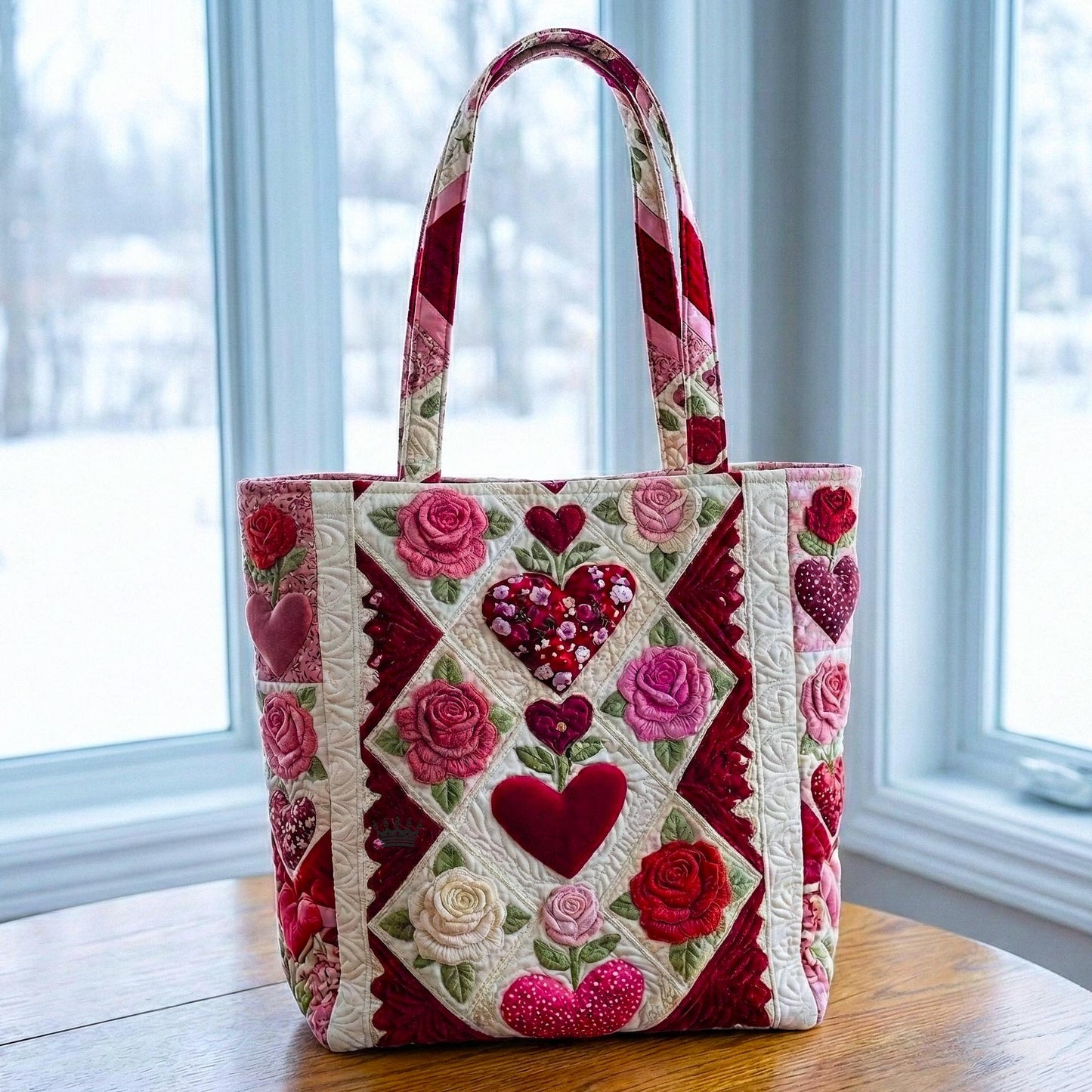 Floral Heartloom Quilted Tote Bag GFTOMA9100