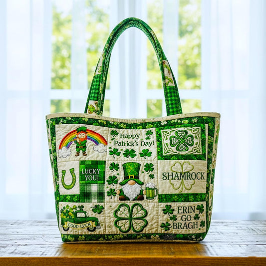 Irish Blessings Quilted Tote Bag GFTOMA9109