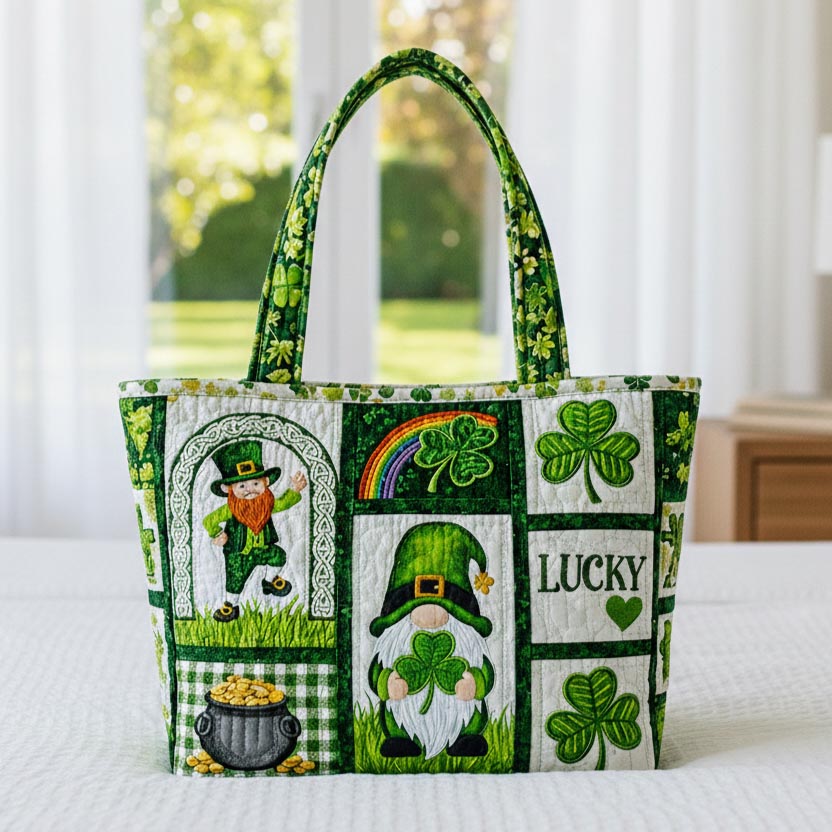 Irish Blessings Quilted Tote Bag GFTOMA9110