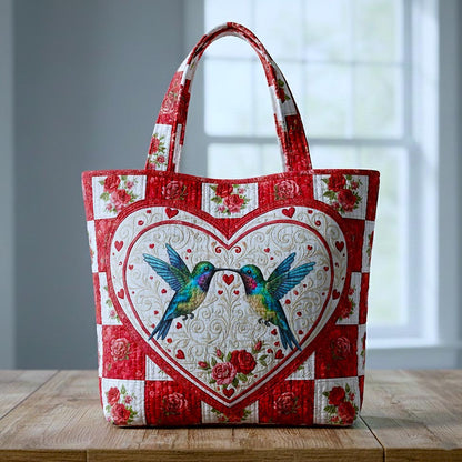 Hummingbird Love Quilted Tote Bag GFTOMA9114