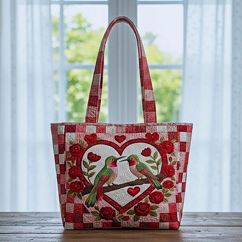 Hummingbird Love Quilted Tote Bag GFTOMA9115