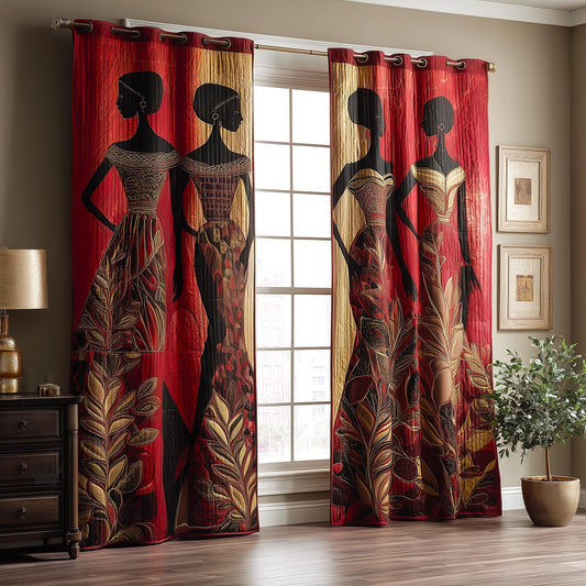 Melanin Quilted Curtains GFTOMA9132