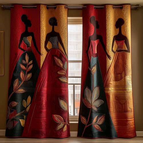 Melanin Quilted Curtains GFTOMA9133