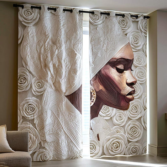 African Sunlight Quilted Curtains GFTOMA9137
