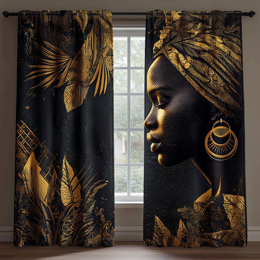 African Sunlight Quilted Curtains GFTOMA9138