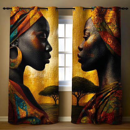 African Dream Quilted Curtains GFTOMA9139