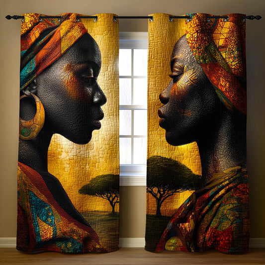 African Dream Quilted Curtains GFTOMA9139