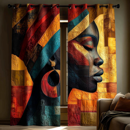 African Dream Quilted Curtains GFTOMA9140