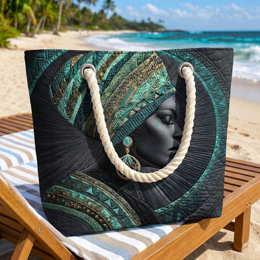 African Sunlight Quilted Beach Bag GFTOMA9144