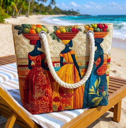 Golden Queens Quilted Beach Bag GFTOMA9147