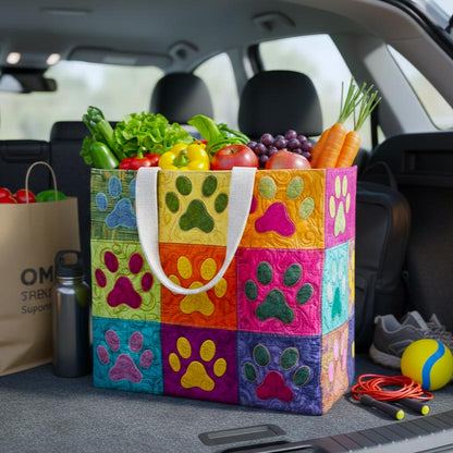 Paw Patchwork Quilted Shopping Bag GFTOMA9166