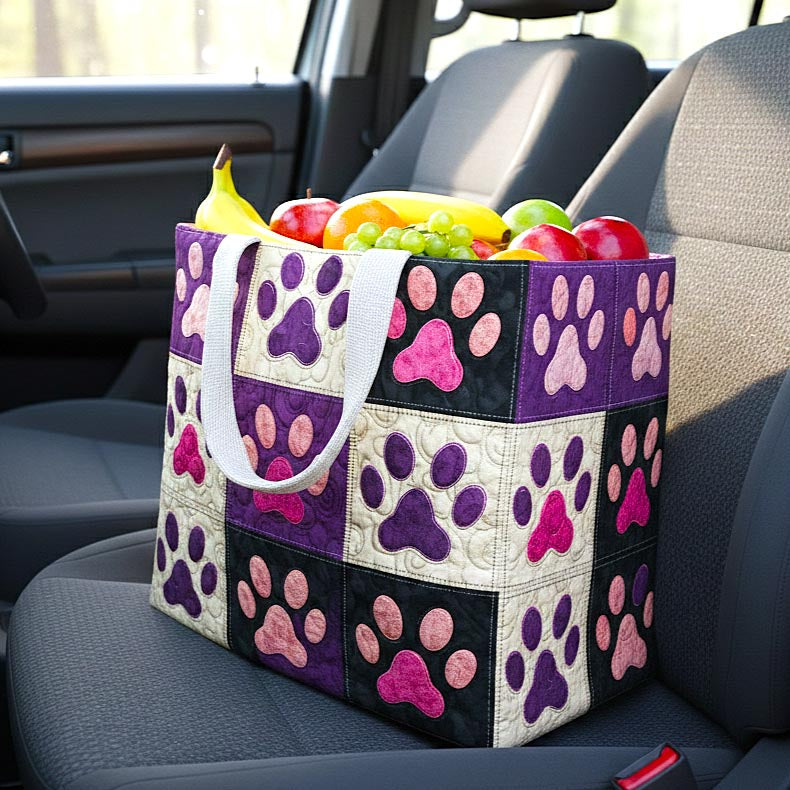 Playful Paws Quilted Shopping Bag GFTOMA9170