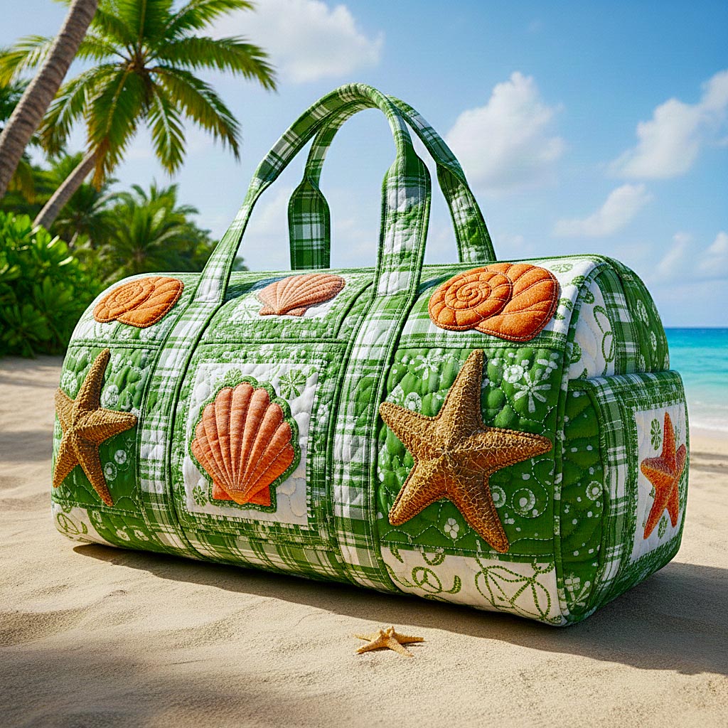Sea Drift Quilted Duffle Bag GFTOMA9187