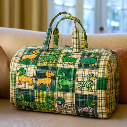 Dachshund Love Quilted Duffle Bag GFTOMA9191