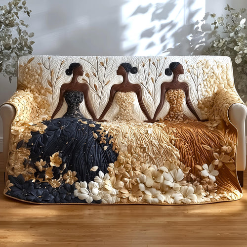 Melanin Muse Quilted Sofa Cover GFTOMA9197