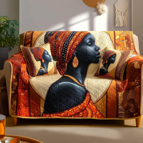Golden Queens Quilted Sofa Cover GFTOMA9199
