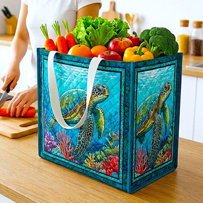 Shell Serenity Quilted Shopping Bag GFTOMA9210