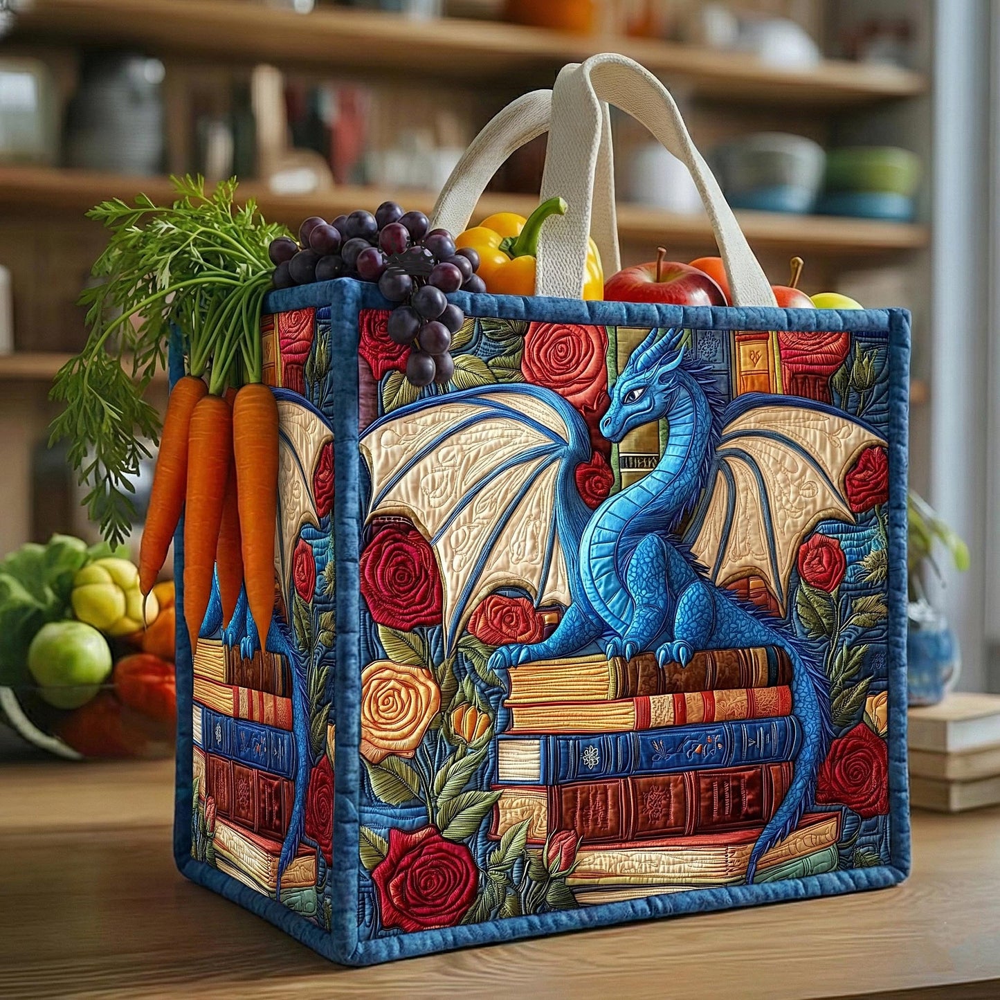 Dragon Lore Quilted Shopping Bag GFTOMA9240