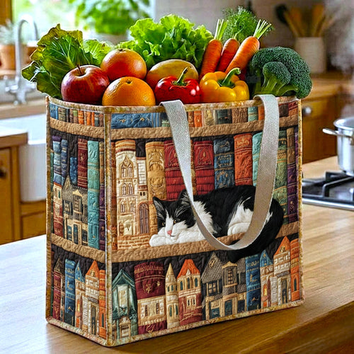 Quiet Pages Quilted Shopping Bag GFTOMA9247