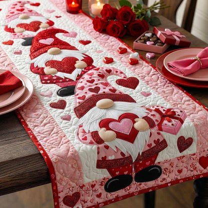 Love Gnome Quilted Table Runner GFTOMA9290