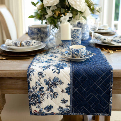 Patchwork Bloom Quilted Table Runner GFTOMA9353