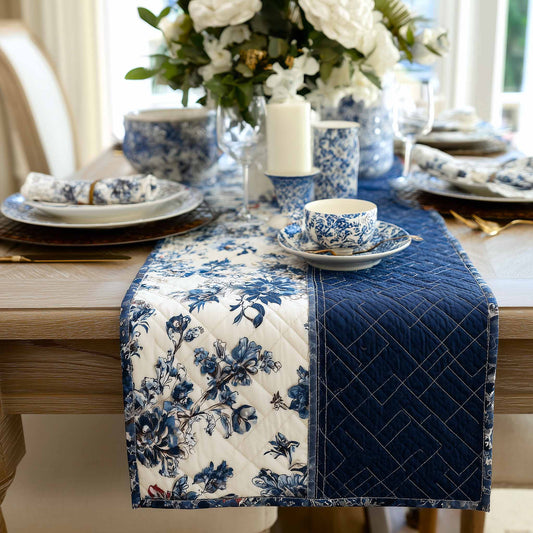 Patchwork Bloom Quilted Table Runner GFTOMA9353