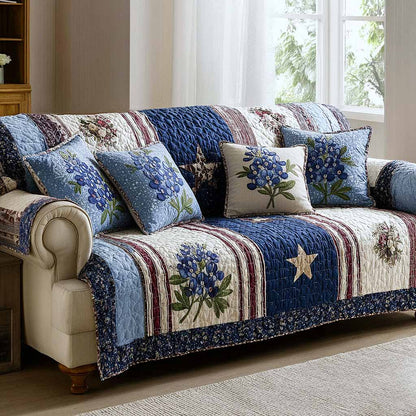Heirloom Bloom Quilted Sofa Cover GFTOMA9363