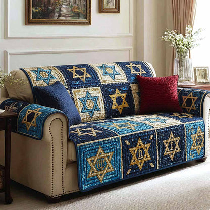 Star of David Quilted Sofa Cover GFTOMA9367