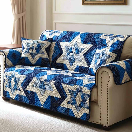 Star of David Quilted Sofa Cover GFTOMA9368